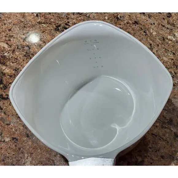 Vintage Corning Ware Blue Cornflower 2 Qt Sauce Maker with Handle Rare Discont. - Picture 4 of 16